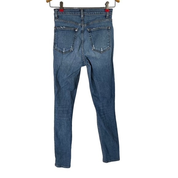 REFORMATION High and Skinny Jeans in Rhine - Picture 4 of 16